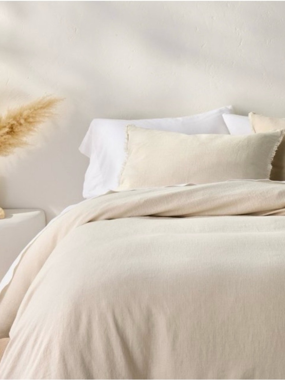 King Heavyweight Linen Blend
Duvet Cover & Sham Set Natural
- Casaluna™• OEKO-TE